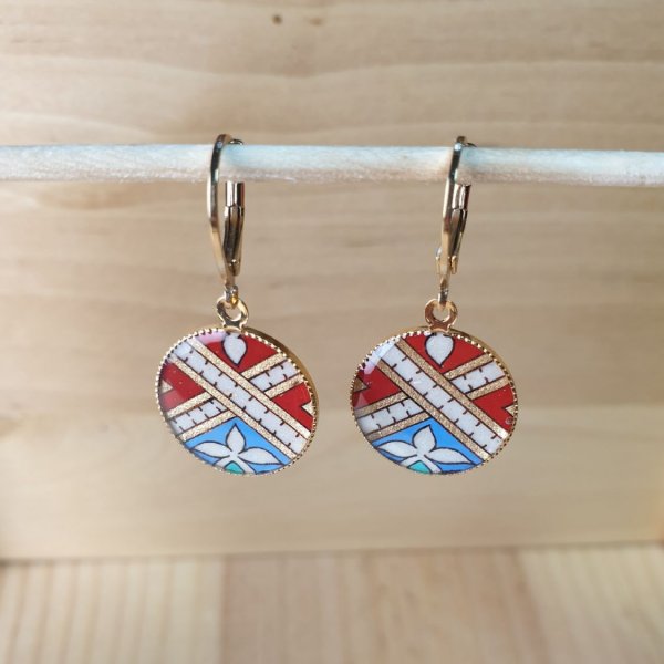 Pendientes colgantes dorados/rojos/azules/verdes iluminados