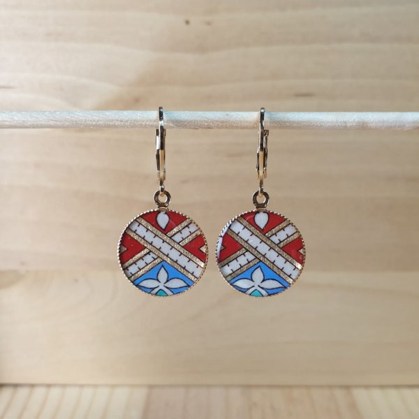 Pendientes colgantes dorados/rojos/azules/verdes iluminados