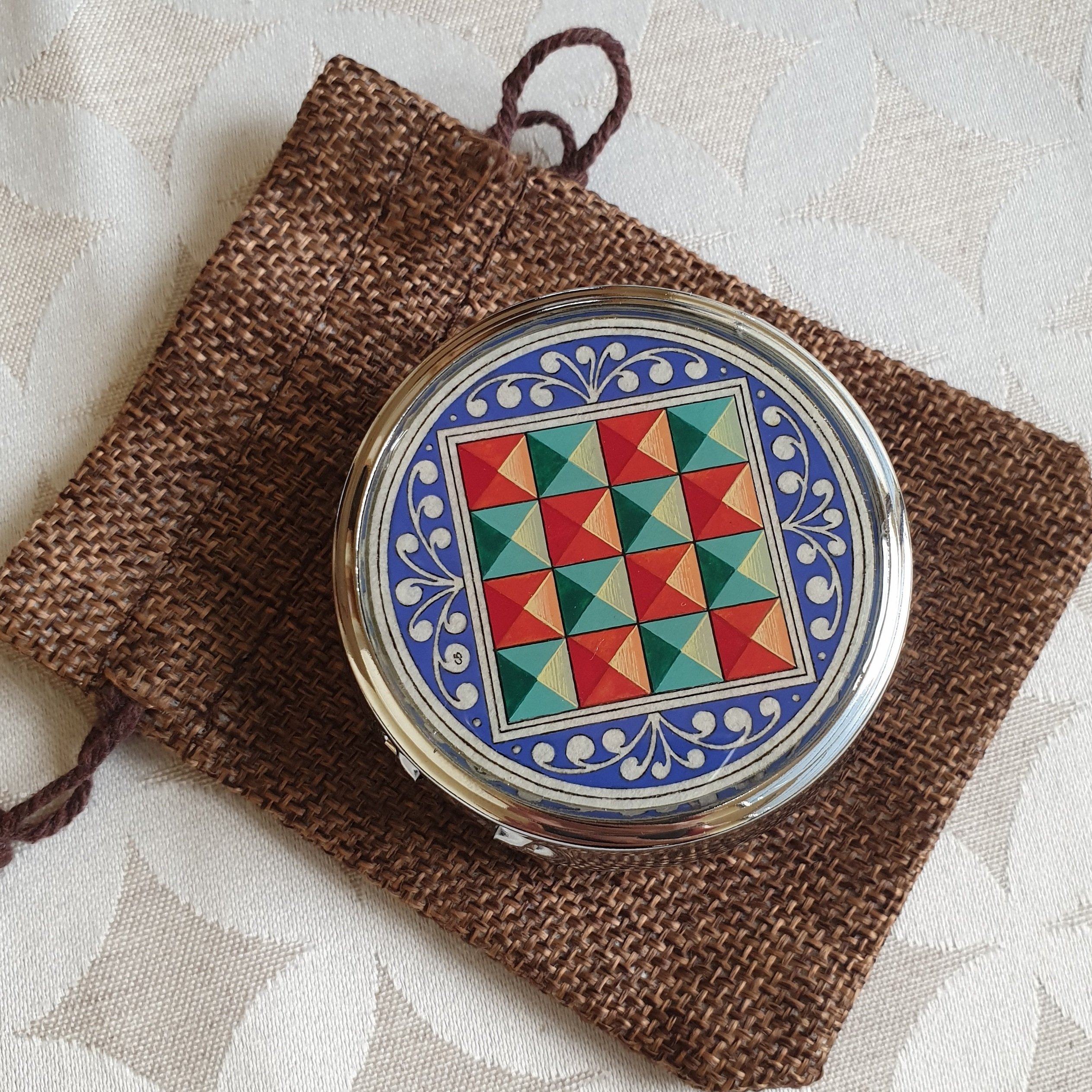 Bo&icirc;te pilulier enluminure Florence