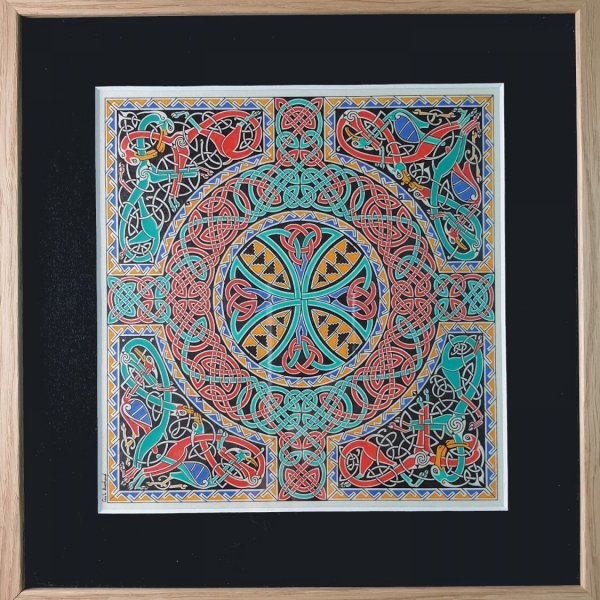 Iluminaci&oacute;n enmarcada de la isla (celta)