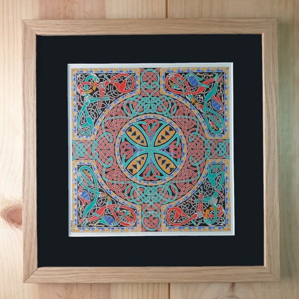 Iluminaci&oacute;n enmarcada de la isla (celta)